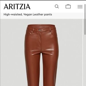 ARITZIA MELINA PANT IN CONAC. WORN ONCE